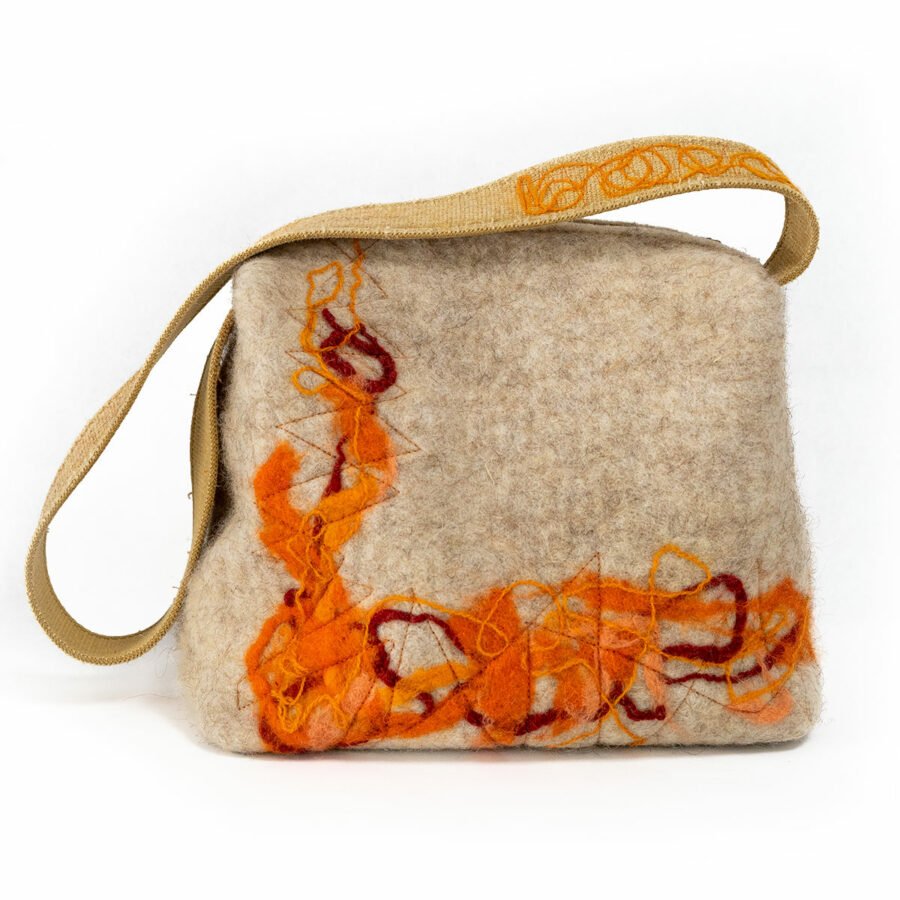 Pochette avec bandouli?�re �?? C?�t?� Naturel
